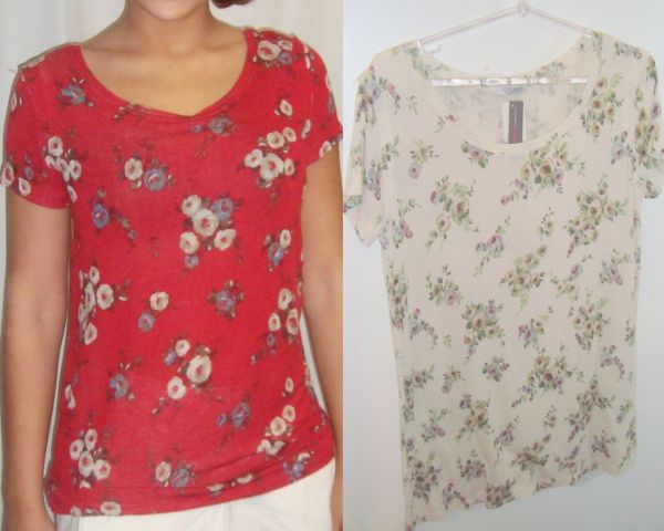 Blusa com estampa floral