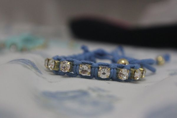 pulseira de strass