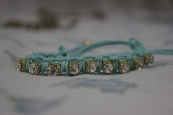 pulseira de strass